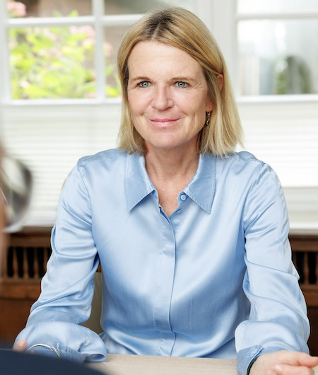 Susanne Grebe im Informationsgespräch